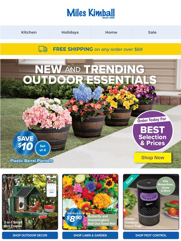 New and Trending Outdoor Essentials >>