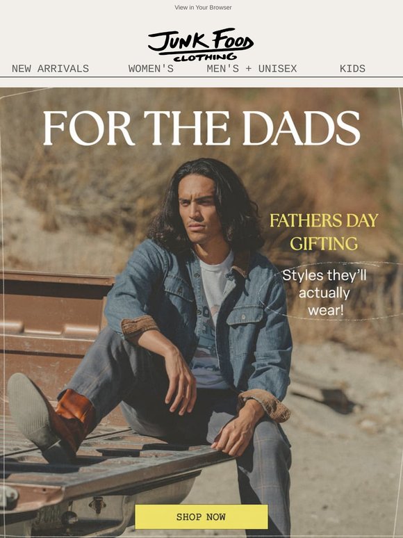 FOR THE DADS IN YOUR LIFE 🤠
