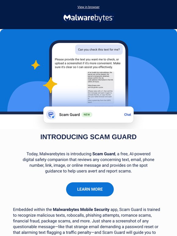Introducing Scam Guard