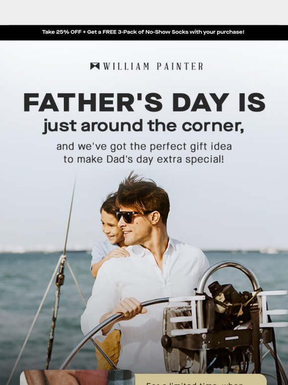 Order now for an on-time delivery before Father's Day!