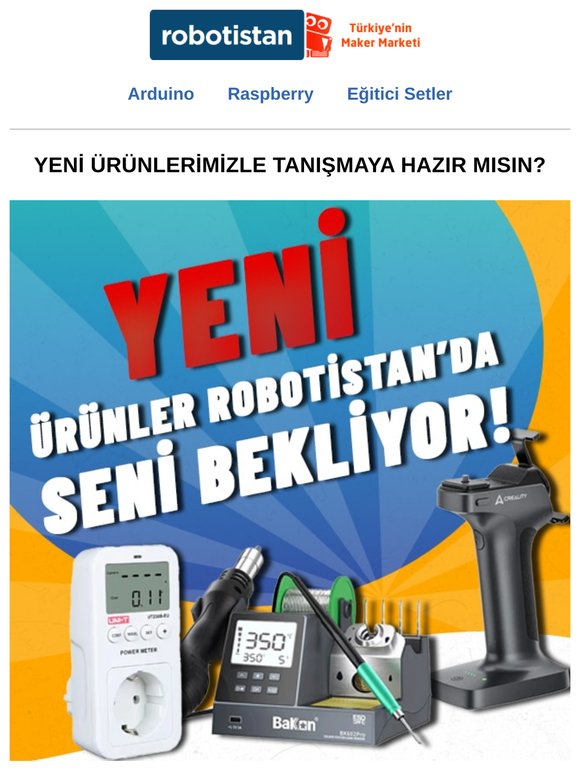 Teknolojinin En Yenileri Robotistan’da! 🔍