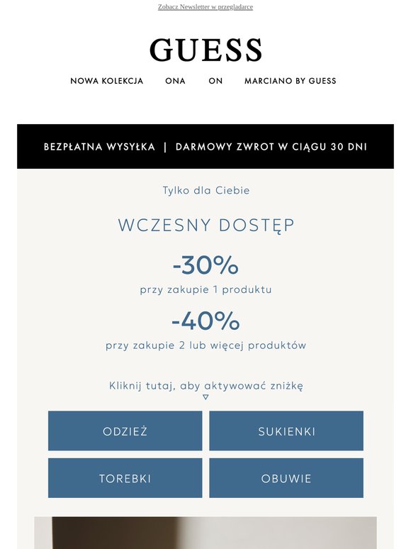 Ekskluzywne -40% | Wczesny dostęp