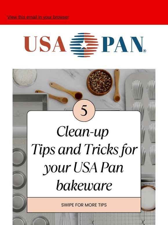 Keep Your USA Pan Gleaming with These Tricks!