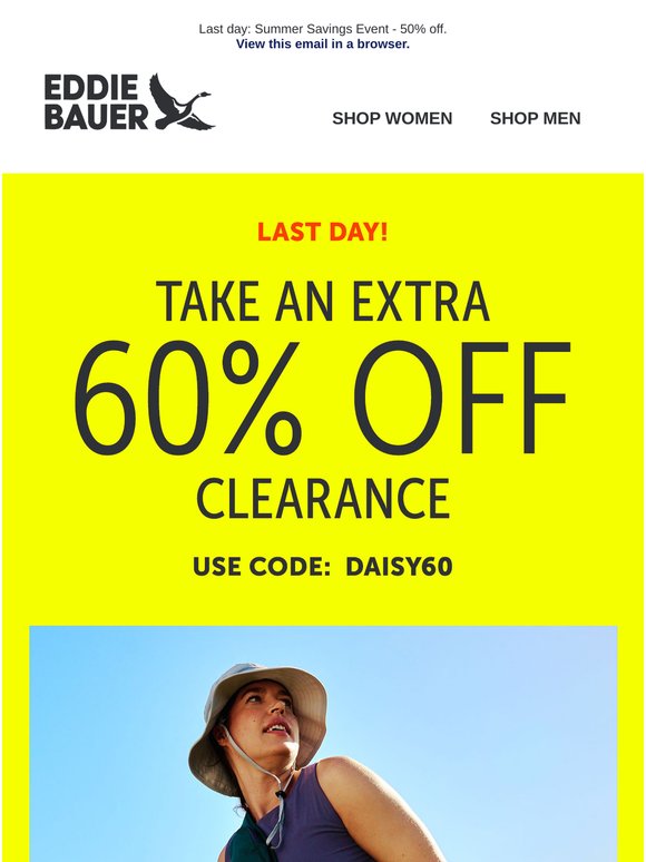 LAST DAY! Extra 60% Off Clearance