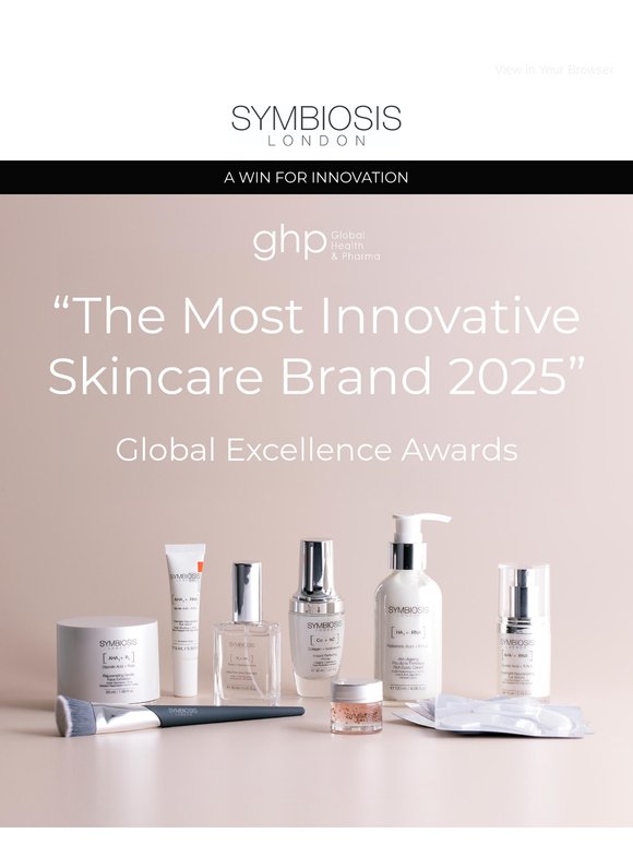 We’ve Been Named Most Innovative Skincare Brand 2025! 🏆✨
