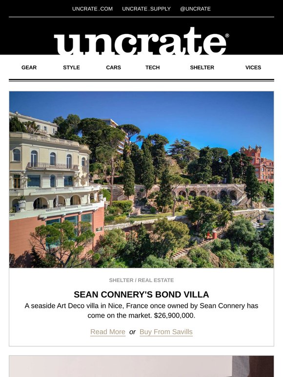 Sean Connery's Bond Villa & more
