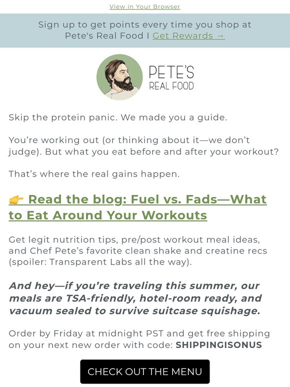 Fuel your workouts (and your wanderlust) 💪✈️