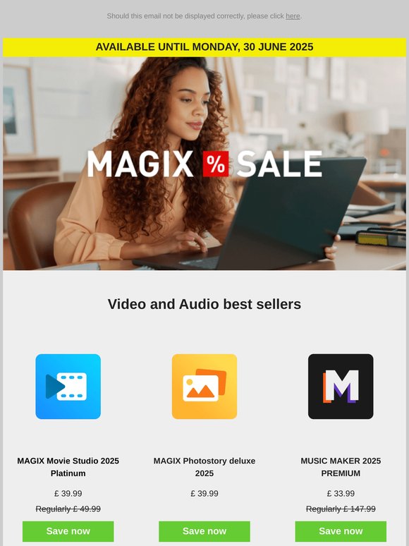 MAGIX best-selling software: Discover true creative freedom today!