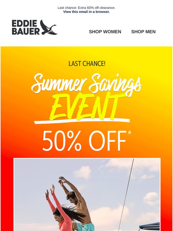 LAST CHANCE! Summer Savings - 50% Off Sitewide