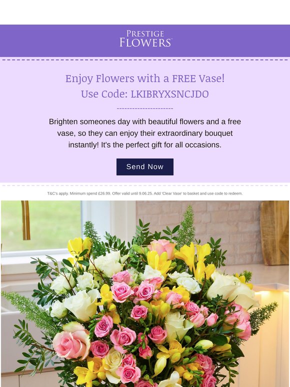 Flowers with FREE Gift!💐