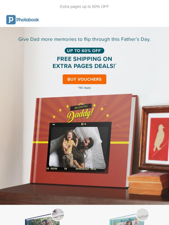Give Dad a book full of memories