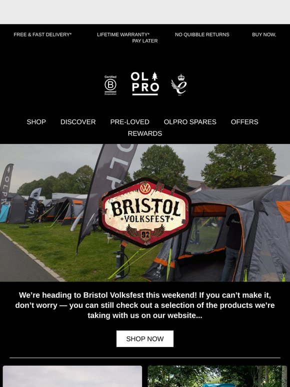 Catch OLPRO at Bristol Volksfest this weekend! 🚐