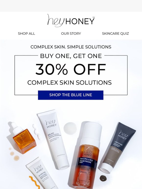Complex Skin BOGO 30% Starts Now