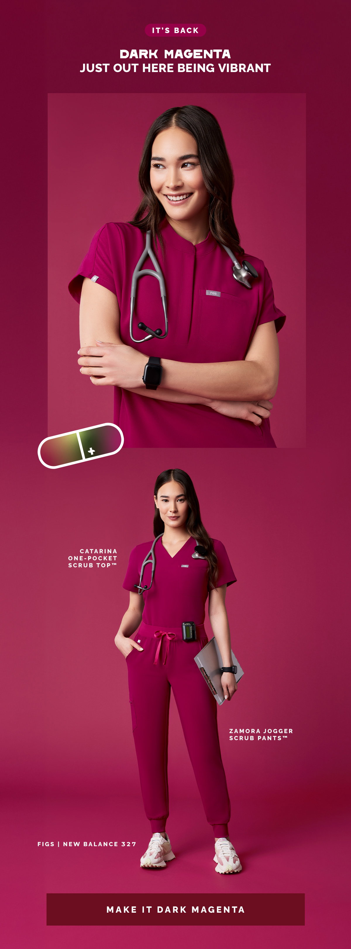 Shop Matcha + Dark Magenta 