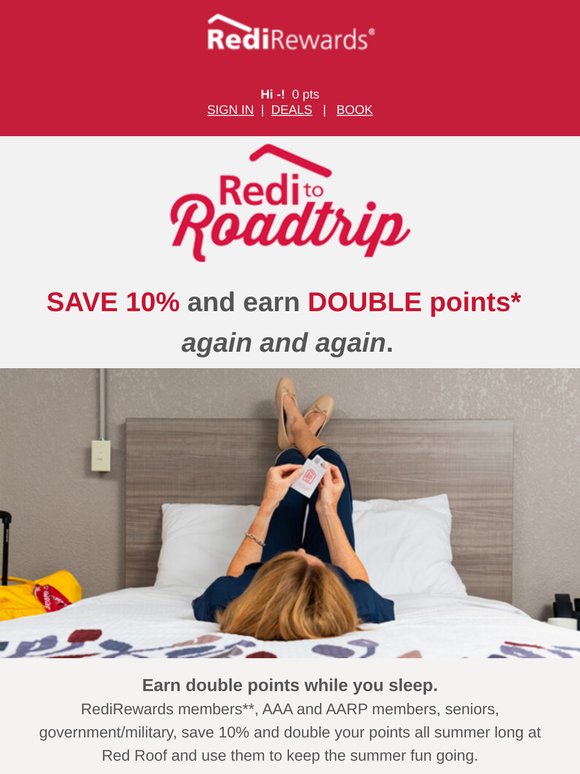 You could be earning DOUBLE Points...