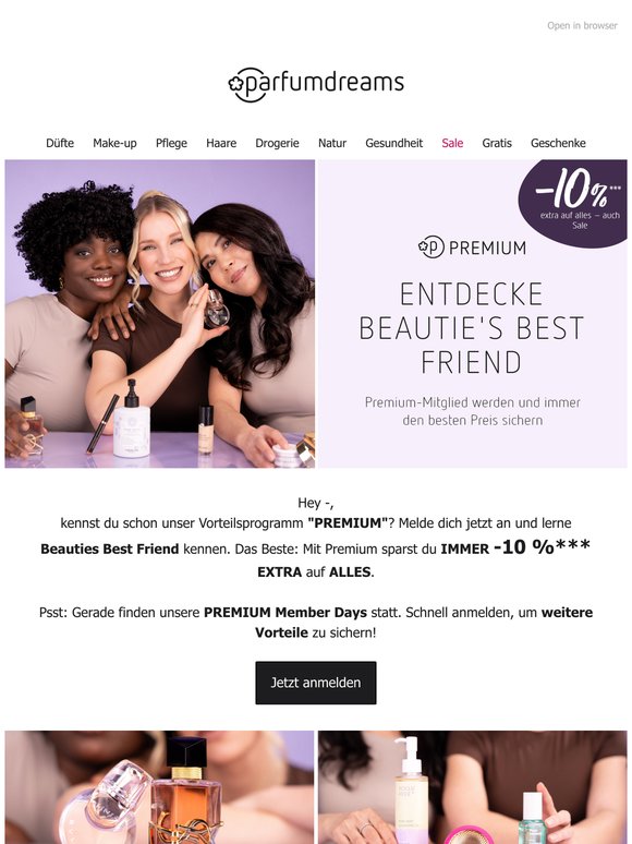 IMMER -10% auf alles? Werde PREMIUM! 🤩