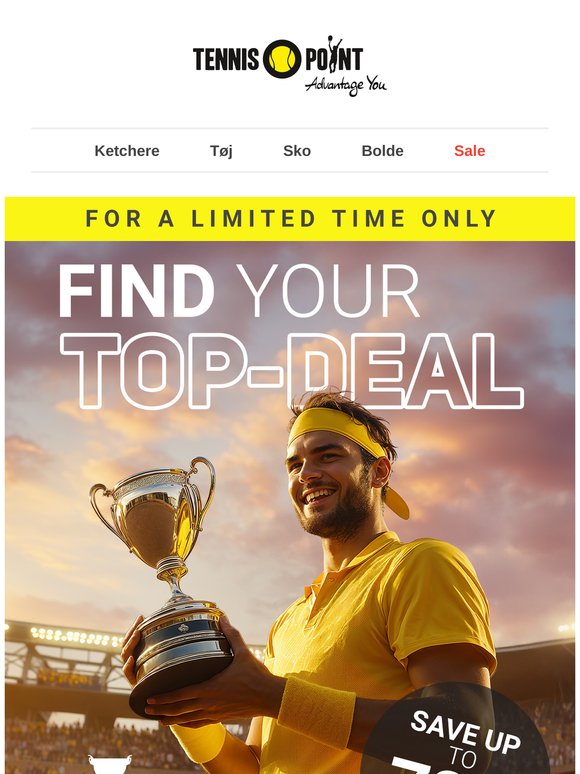 🏆Op til 70% mega-rabat i vores sidste tilbud - Kun i kort tid!