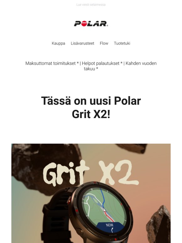 UUSI Polar-kello on täällä 🤩