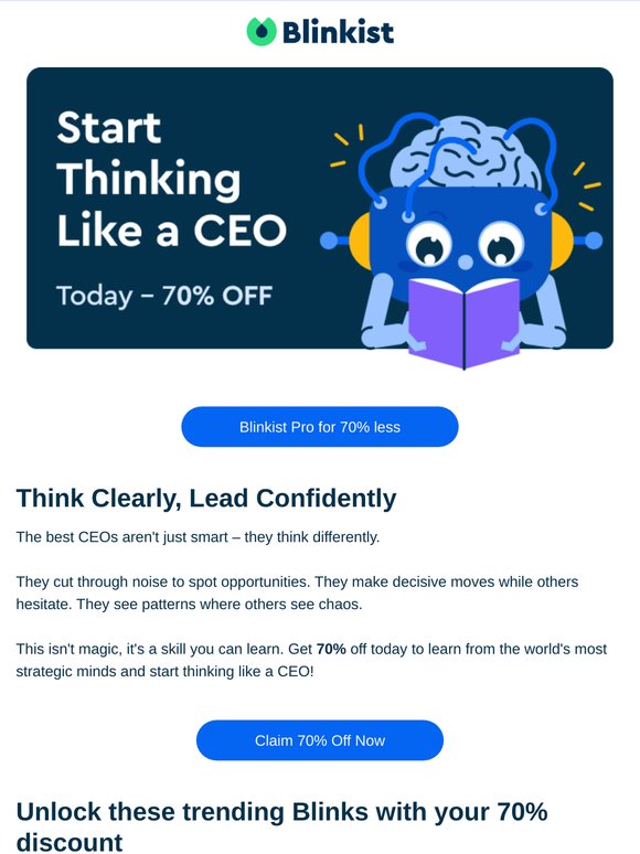 💼 70% Off: Sharpen Your Mind Like a Real Leader