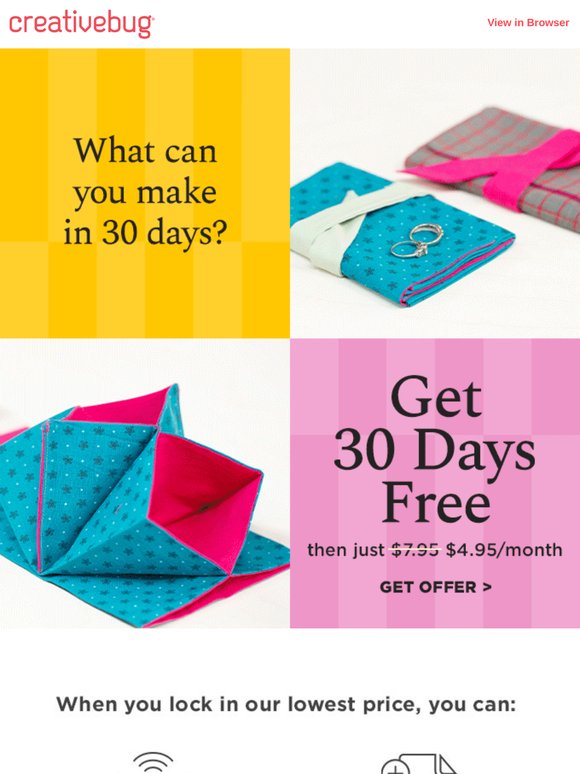 Get your next 30 days free ✨