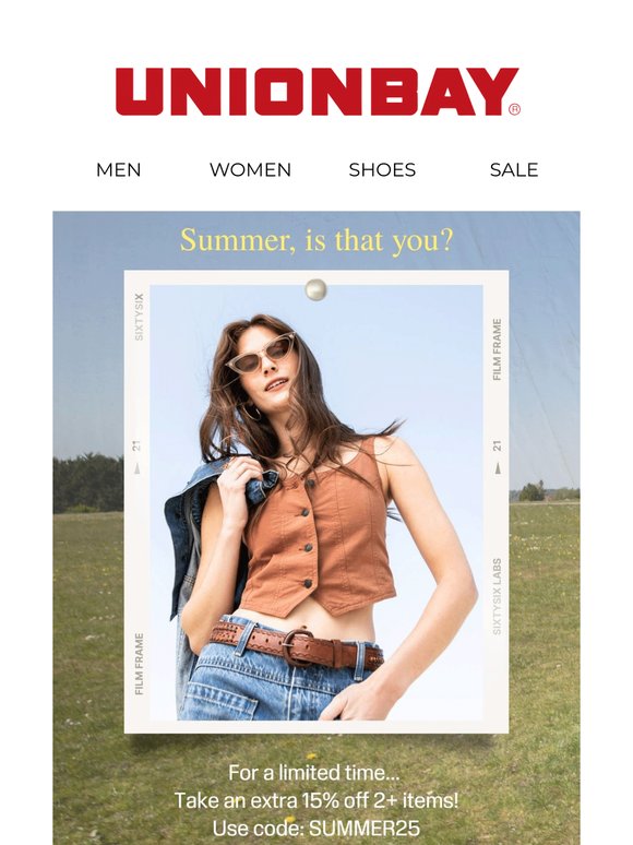 Extra 15% off b/c SUMMER! ☀️