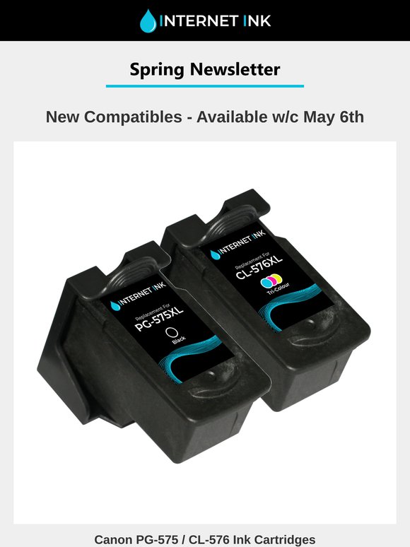 Internet Ink - New Compatibles & Spring Updates