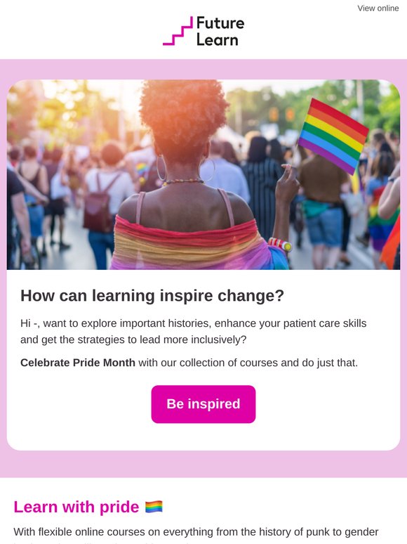 How can learning inspire change?