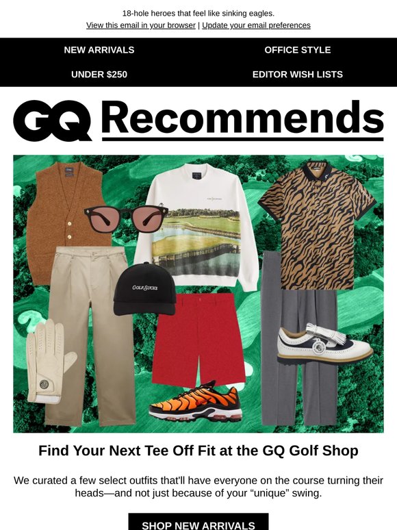 Let the GQ Golf Shop Guide Your Fairway Fashion