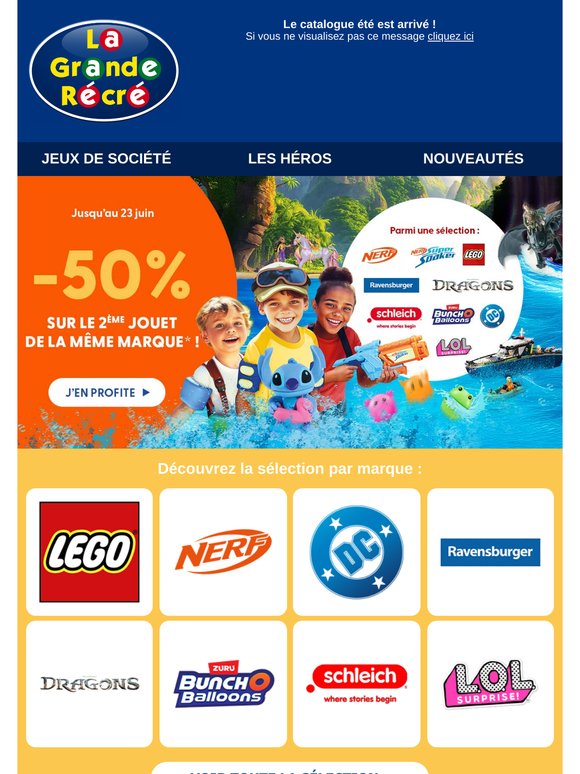 🚨 -50% sur le 2ème de la même marque !