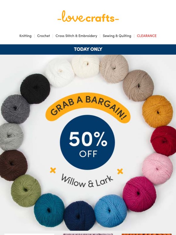 Get 50% OFF Willow & Lark! 🤩