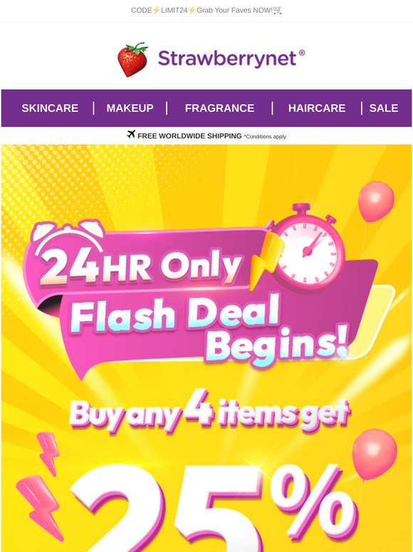 25% Off💥24-Hour ONLY🎊