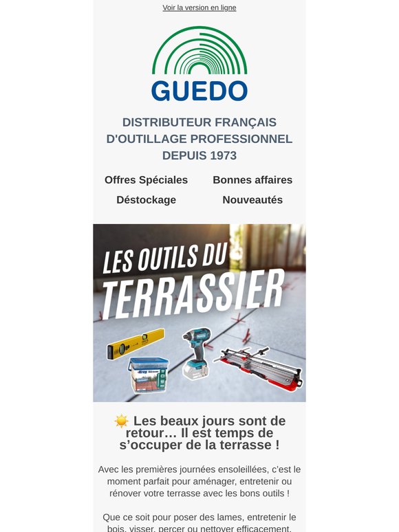 ☀️ Préparez votre terrasse pour les beaux jours