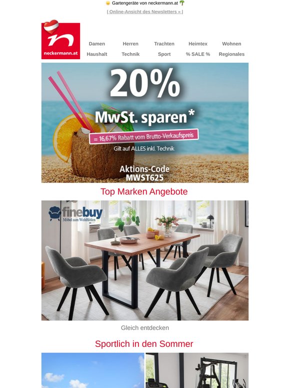🎁 20% MwSt. geschenkt - Mehr sparen, mehr shoppen! 🛒