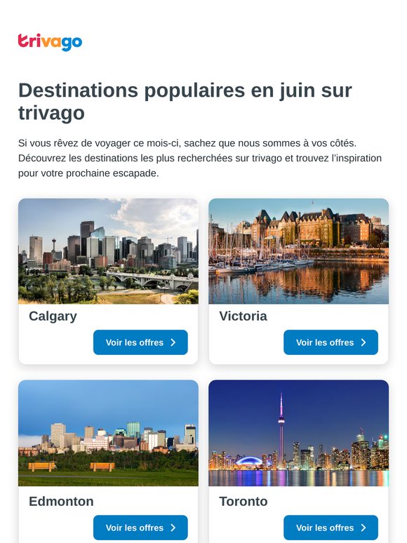 Envie d’une escapade en juin ? Voici quelques idées.