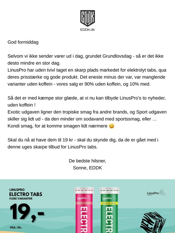 Exotic og Sport - to nye smage fra LinusPro !