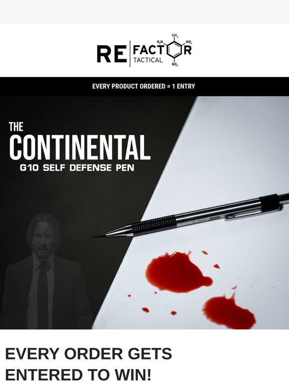 Newest Drop: The Continental Pen // Only a few left