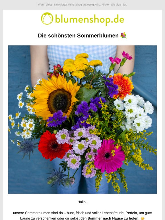 Entdecke unsere Sommerblumen, ! ☀️