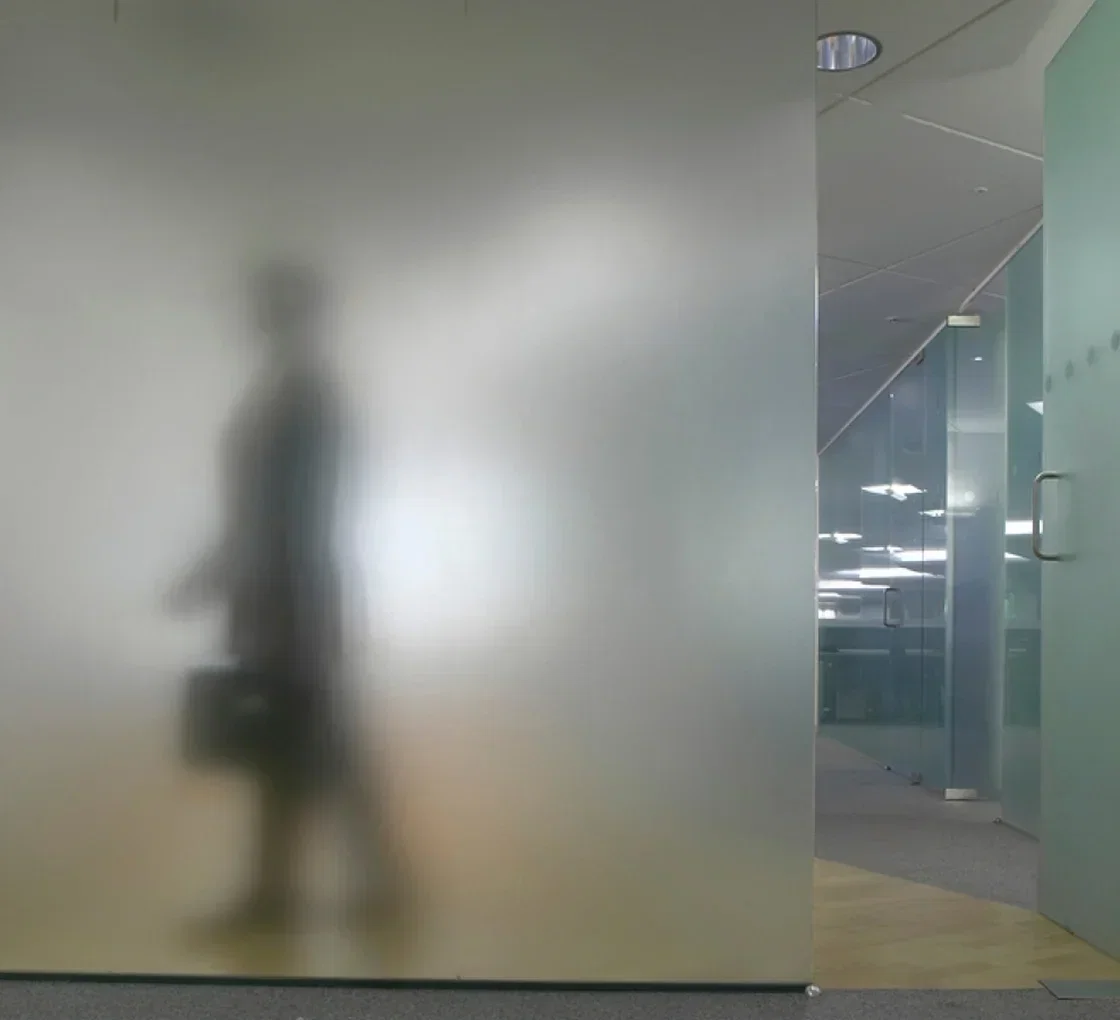 Image of EZ Film Frosted Window Film | Privacy (Static Cling - Low Visibility)