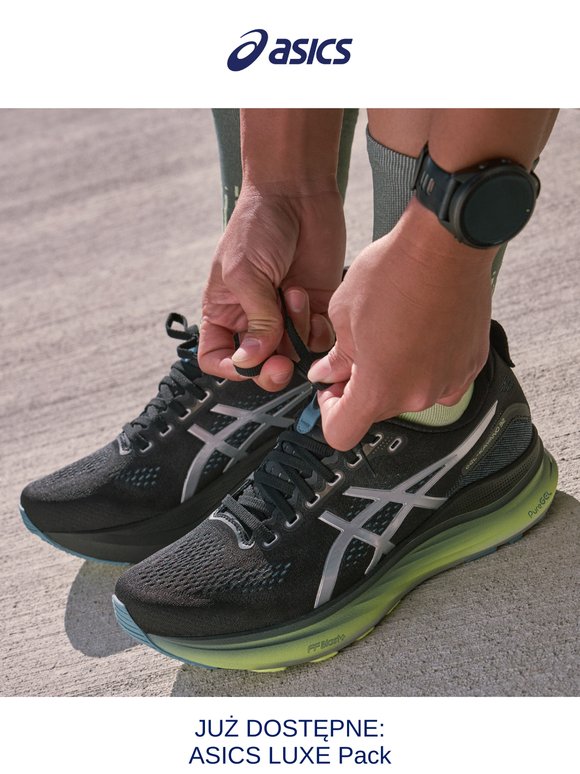 Wygoda łączy się z blaskiem w nowych ASICS LUXE Pack.