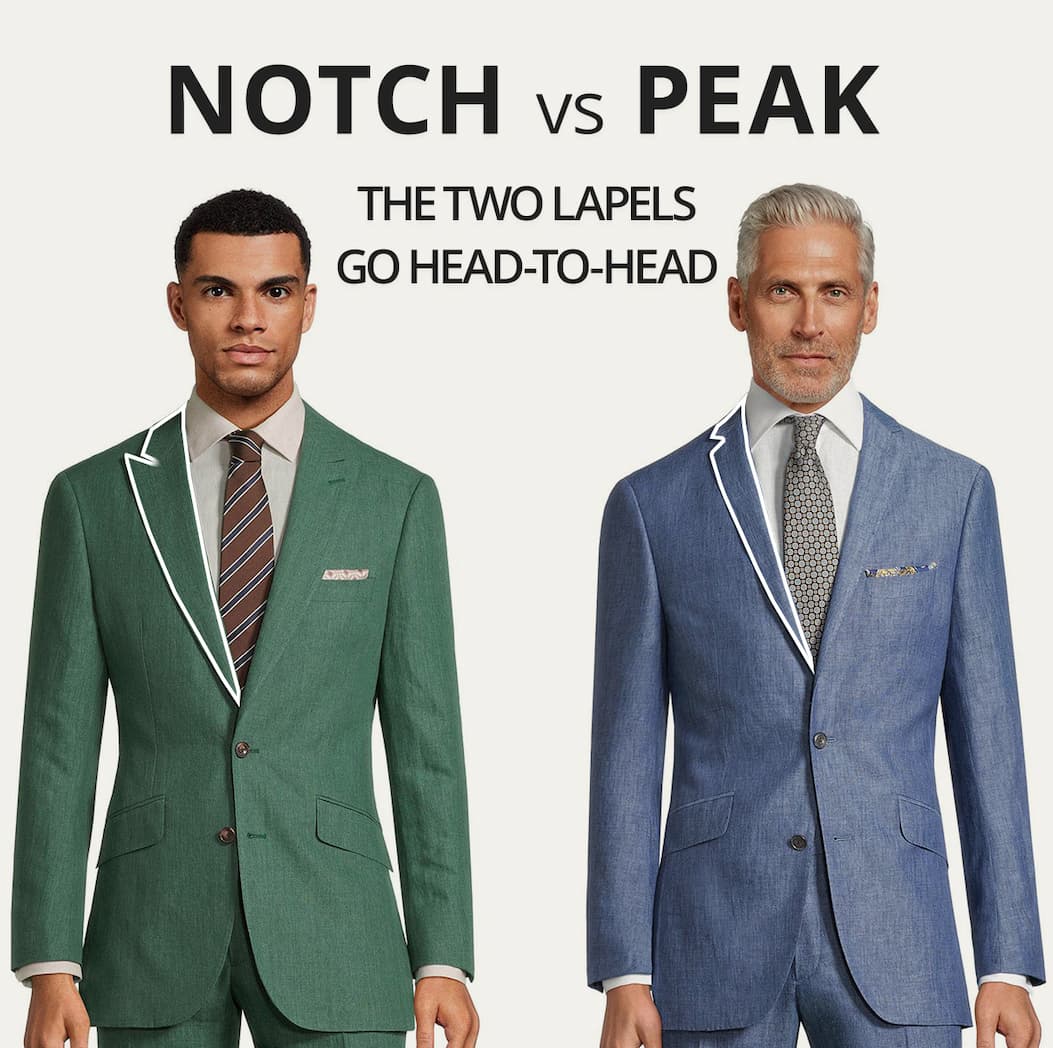 Notch Vs Ridge Oliver Wicks: The Lapel Lowdown: Notch vs. Peak Explained | Milled