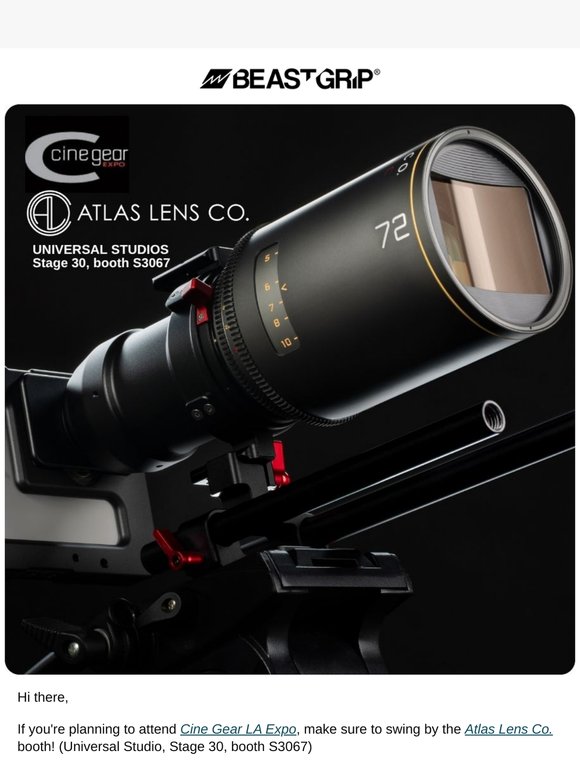 Visit Beastgrip at Cine Gear LA Expo