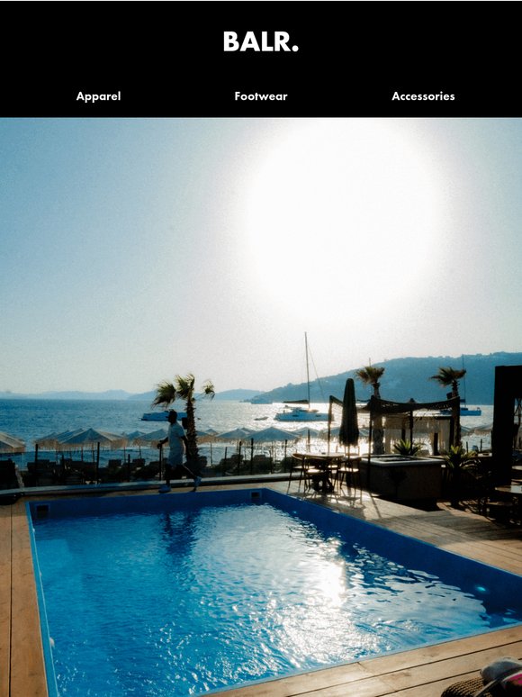 New BALR. Beach club in Mykonos