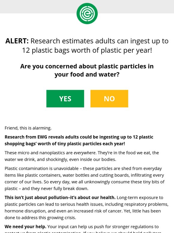 INPUT NEEDED re: microplastics