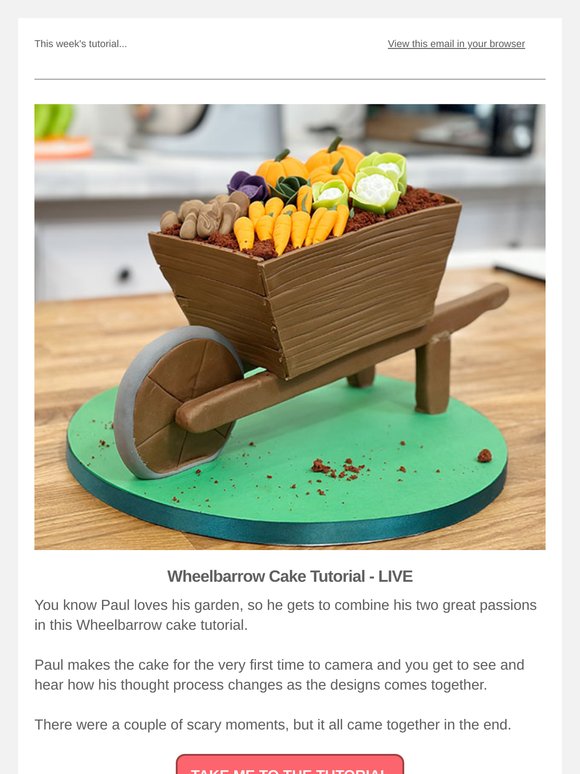 Wheelbarrow Cake Tutorial by CakeFlix