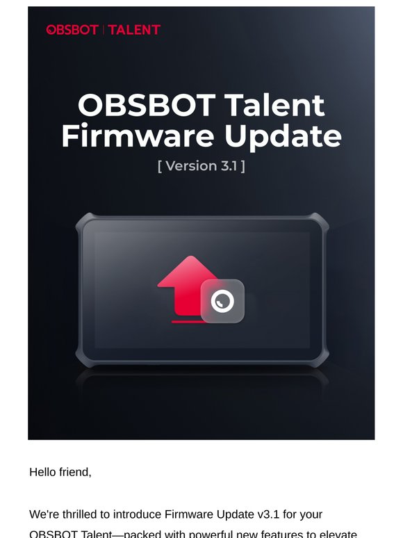 See What's New in OBSBOT Talent