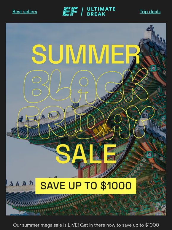 😱 Summer Black Friday is HERE 😱