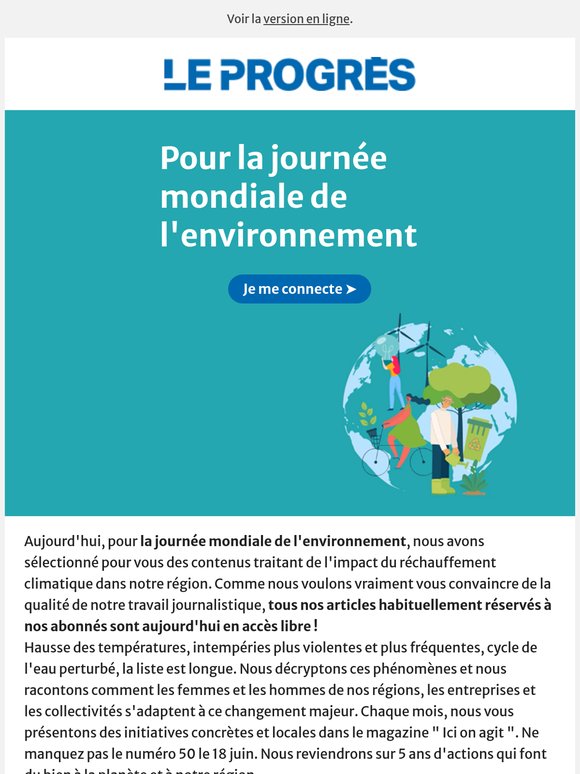 Aujourd'hui, tous nos contenus sont gratuits