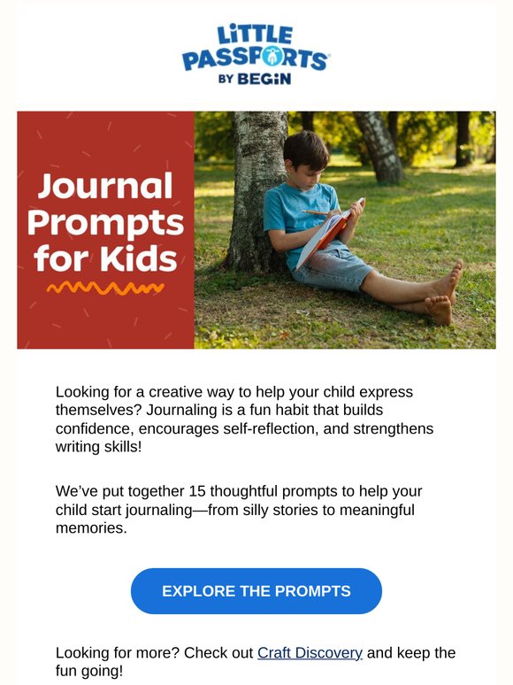 📓 Fun Journal Prompts for Kids 📓