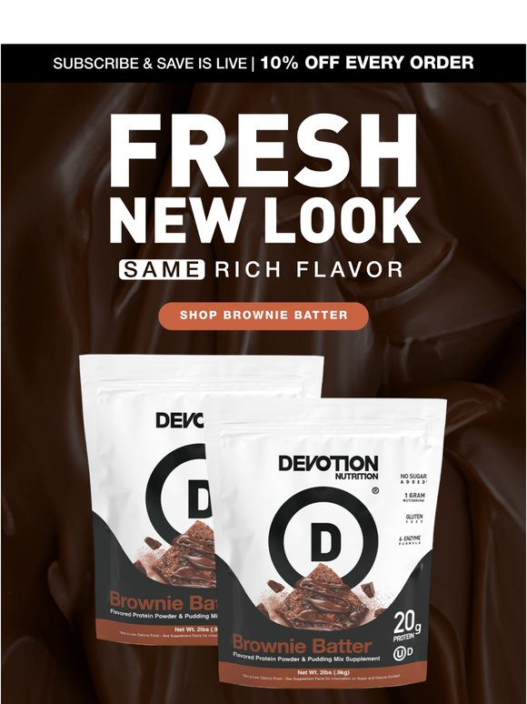 📣 BACK IN STOCK: Brownie Batter