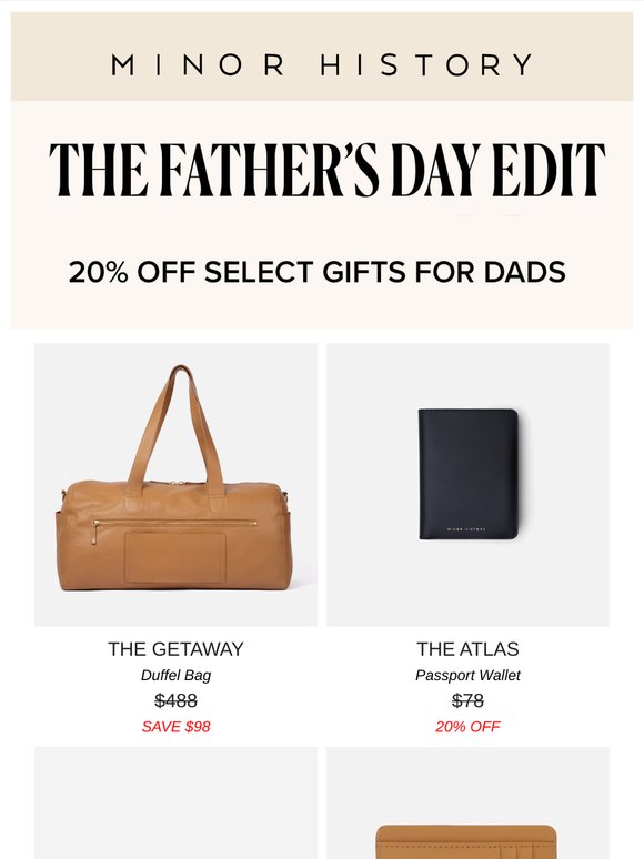 Last Chance at 20% off for dad.